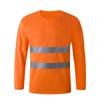 Polo Reflectante Sitio de Construcción Construcción Manejo Camiseta Reflectante Manga Larga Secado Rápido Transpirable Protección Solar Seguridad Ropa Reflectante