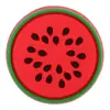Accesorios para el Cabello de Niña de Fruta Roja de Dibujos Animados Transfronterizos Accesorios para Equipaje DIY Joyería Parche Suave de PVC de Fresa Linda