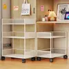 Estante de almacenamiento debajo del escritorio, estantería al lado del escritorio, estante de almacenamiento multicapa para mochilas y libros en dormitorios estudiantiles, carrito de snacks para oficina