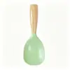 Silicone de Grau Alimentício Cabo de Madeira Antiderrapante Resistente a Altas Temperaturas Colher de Arroz Doméstico Restaurante Dedicado Antiaderente Panela Panela de Arroz Servir Arroz Colher de Arroz