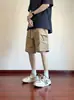 Pantalones Cortos Cargo Multibolsillos para Hombre, Nuevos de Verano 2026, Pantalones Funcionales de Estilo Americano de Moda, Pantalones Cortos Holgados de Pierna Recta hasta la Rodilla