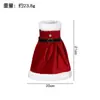 Saia para Árvore de Natal Venda Quente Decorações de Mesa de Natal Saia Vestido Garrafa de Vinho Criativa Veludo Dourado Natal Vermelho