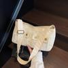 2026 Nova Moda Versátil Bolsa de Ombro Feminina Grande Capacidade Bolsa de Ombro para o Dia a Dia Bolsa Transversal Simples com Múltiplos Bolsos