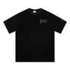 25Fw Passarela Espacial Espuma Estampada Rua Alta Solta Gola Redonda Par de Camiseta de Manga Curta Verão