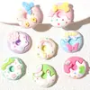Rosquinha Estilo Chinês Criativa DIY Cola de Creme Capa de Celular Acessórios de Cabelo Presilha de Cabelo Sapato de Madeira Fivela de Sapato Acessórios Decorativos Atacado