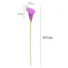 Eva Artificial Avanzada Lirio Calla Individual Accesorios de Fotografía Decoración de Escena de Boda Arreglo de Flores Artificiales Venta al por Mayor