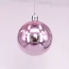Bola de Navidad Individual Suelta Bola Brillante Polvo Mate Bola de Plástico Electrochapada Colgante para Árbol de Navidad Decoraciones Navideñas