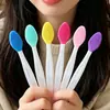 Escova de silicone para nariz dupla face para limpeza de poros grandes na parte externa do nariz, limpeza facial, ferramenta de beleza, pincel de maquiagem
