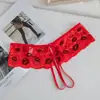 Bragas de encaje estampadas estilo europeo y americano con entrepierna abierta y detalles bordados para mujer, directo del fabricante para exportación en Amazon