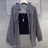 Ropa de Protección Solar de Verano para Mujer, Cárdigan Chaqueta Transpirable de Seda Helada con Protección UV, Nuevo Modelo 2026, Camisa Fina de Gasa de Manga Larga