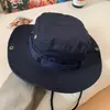 Sombrero de senderismo exterior estilo japonés con cordón, sombrero de pescador de ala ancha de verano para mujer, protección solar de alta gama, sombrero de vaquero occidental