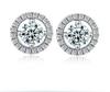 Brincos cravejados com zircônia AAA Moda Clássica Novos Brincos Multicor Brincos de Disco Fonte Brincos Cor Topázio