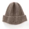 Gorro de cachemira de doble capa para otoño e invierno de 2024, gorro de lana cálido de punto para niñas y niños.