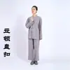 Terno Haiqing Ju Feminino Masculino Terno Zen Adorando Buda e Red Blue Cafe de Chaoshan Adubo Extra Quatro Estações Respirável Terno Haiqing Ju