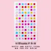 Venta Caliente Transfronteriza Pegatinas de Corazón con Piedras y Diamantes Decoración Hecha a Mano DIY para Niños Pegatinas de Cristal Coloridas Brillantes Regalo para Niñas