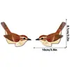 Mz1051-1080 Pegatinas de Esquina de Pájaros y Palomas de Madera Transfronterizas para Puertas y Ventanas del Hogar, Pegatinas de Pared Decorativas de Animales