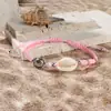 Pulsera de Piedra de Pino Caliente Estrella de Mar Concha de Tortuga Transfronteriza de Amazon Moda Playa Océano Pulsera de Amistad para Hombres y Mujeres