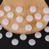 Cuentas de ábaco acrílicas imitación jadeíta de dos tonos degradado de 14*6 mm, cuentas sueltas con forma de OVNI para accesorios de joyería hechos a mano DIY