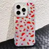 Funda de Teléfono de Verano para Niñas, Hilo de Pluma Imd de Gama Alta y Súper Brillante, Adecuada para Apple 17Pm, Funda Protectora de Teléfono de Gama Alta