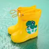 Botas de Lluvia para Niños Nuevas Dibujos Animados Lindas Niño Bebé Botas de Lluvia Niña Estudiante Niños Pequeños Zapatos de Agua Zapatos de Goma Impermeables