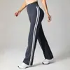 Pantalones de Yoga de Cintura Alta Estilo Saudí de Oriente Medio Estilo Americano Chica Atrevida Pantalones Deportivos para Correr Levanta Glúteos Color Durazno Pantalones Elásticos de Campana