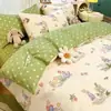 Tecido espessado lençol de cama capa de edredom conjunto de quatro peças tecido de cama sarja tecido de largura larga liquidação outros outros