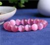 Atacado do Fabricante Pulseira Olho de Gato Colorida Pulseira Simples Rosa Branca Azul Joias de Cristal Fornecedor de Presente para Transmissão Ao Vivo