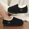 Zapatos Gruesos de Algodón con Forro Cálido de Polar Transfronterizos, Pantuflas de Cachemir y Algodón Gruesas de Suela Gruesa, Cerradas por Detrás, Antideslizantes para Uso en Exteriores, Venta al por Mayor