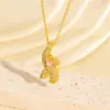 Nova Joia Pingente Pequeno Elefante Animal Zircônia Banhada a Cobre Totalmente Diamantada Design Criativo Único de Nicho Acessório de Colar Versátil