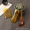 Raspagem facial vara olho beleza facial placa de elevação não-chifre Meridian pente corpo raspagem ponto meridiano caneta
