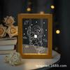 Lámpara de Noche Marco de Fotos 3D Lámpara de Mesa de Noche para Mesita de Noche Regalo de Cumpleaños Novia Pareja Amigos Hombres y Mujeres Lámpara de Regalo para el Día del Maestro