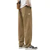 Primavera Nuevo Estilo Americano Overoles Niños Marca de Moda Sueltos Rectos Casuales Pierna Ancha 2024 Hombres Nuevos Pantalones Largos