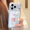 Funda de Teléfono Conejito Patchwork de Lunares Adecuada para Apple 17 Pro Max Dibujos Animados iPhone 18 A Prueba de Golpes 16 Linda