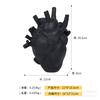Cross-border Hot Resin Vase Crafts Creative Heart Shape Sculpture Peças Técnicas Home Dried Flower Vase Decorações
