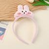 Tiara de tricô fofa estilo coreano Kulomi Tiara de crochê feita à mão para meninas, rosto lavável, foto de rua, acessório decorativo para cabeça