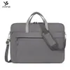 Bolsa para portátil de color liso de 15.6 pulgadas, bolsa para portátil de negocios, maletín de viaje, bolsa cruzada unisex para portátil