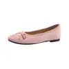 Zapatos planos rojos estilo ballet francés para mujer, nueva colección 2026, impresionantes zapatos sin cordones de punta fina con suelas suaves, bailarinas suaves y elegantes