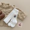 Leggings para Niñas, Nuevos de Primavera y Otoño Color Sólido Algodón Grado A Raya Vertical Estilo Coreano Medias para Niñas, Venta Directa del Fabricante