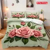 Juego de Cama de Tres Piezas Temu Serie Día de San Valentín 1 Decorativo Dormitorio Decoración del Hogar Juego de Cama de Tres Piezas Compatible con Jit