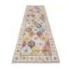 Alfombra de terciopelo de cristal para uso doméstico, alfombra larga de salón, felpudo resistente a la suciedad y al desgaste, alfombra de pasillo para el hogar de estilo bohemio con diseño de ondas de agua