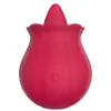 Nuevo huevo vibrador con forma de flor de calabaza y rosa de Amazon con función de lamer lengua y succión, un dispositivo de automasaje erótico femenino