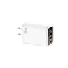 Adaptador de carga rápida transfronterizo de 45 W GaN con pantalla digital, estándar europeo y americano, adecuado para cargadores de teléfono Apple