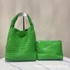 Cross-border estilo saco tecido feminino primavera e verão saco pequeno e leve feminino saco de grande capacidade cesta de legumes bolsa
