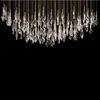 Comercio Electrónico Transfronterizo Exportación Especializada en Iluminación de Ingeniería Personalizada No Estándar, Fábrica de Zhongshan Lámparas de Araña de Cristal, Juegos de Iluminación Completos para Hoteles