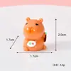 Figuritas de Resina de Capibara Lindas, Accesorios Creativos para Micro-Paisajes, Mini Decoraciones de Escritorio Caja Sorpresa