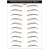Pegatinas 3D para cejas transfronterizas al por mayor, imitación ecológica, tatuaje de cejas impermeable, pegatinas para cejas, pegatinas para cejas perezosas, en representación de cabello
