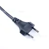 Enchufe Europeo de Dos Pines Enchufe Estilo Europeo Cable de Alimentación Cable de Conexión AC Estándar Europeo Certificación de Seguridad para Electrodomésticos Duradero