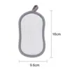 Entrega Directa de Fábrica Transfronteriza de Esponja Limpiadora de Alambre de Plata de Doble Cara con Forma de 8 para Limpieza de Cocina, Esponja para Lavar Platos, Cepillo para Ollas, Paño de Cocina de Alambre de Plata