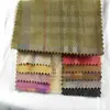 Tejido de Piel Sintética de Cordero con Pelo Integrado, Suede Compuesto de Una Cara con Estampado de Espiga, Tela para Zapatos