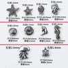 Cross-border venda quente 10 série marinha perfurada liga diy acessórios colar pulseira frisada jóias acessórios atacado